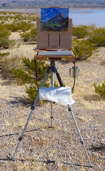 Portable painting easel