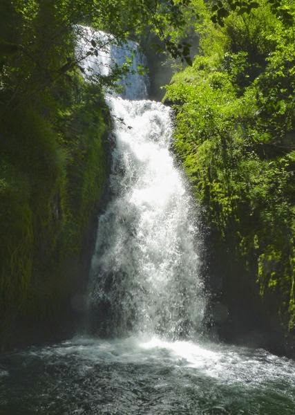 Double drop of waterfall