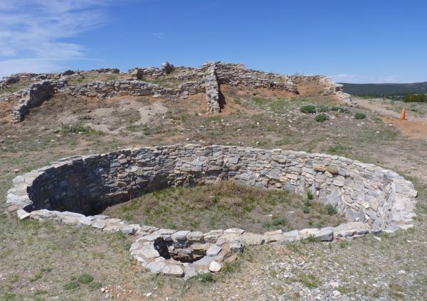 Kiva ruin Salinas Pueblos