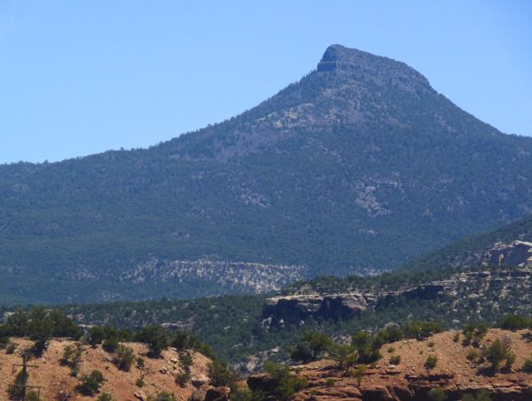 Mountain peak and ridge