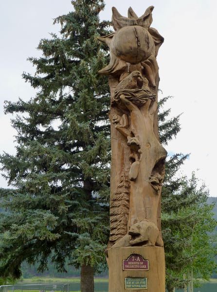 Vallecito Carved Trees