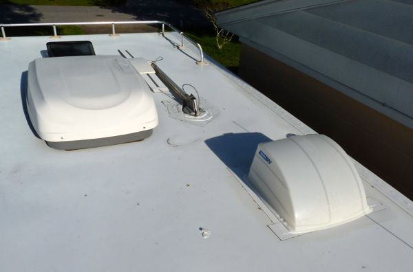 Roof atop the RV