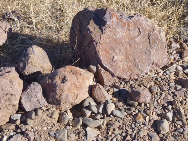 Several sizes of rocks
