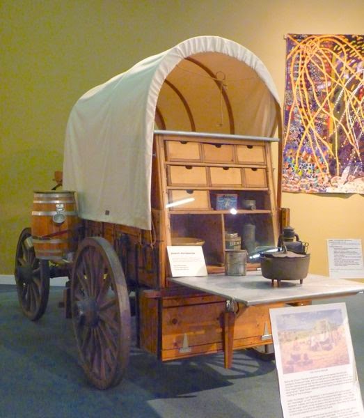 Display of trail kitchen wagon