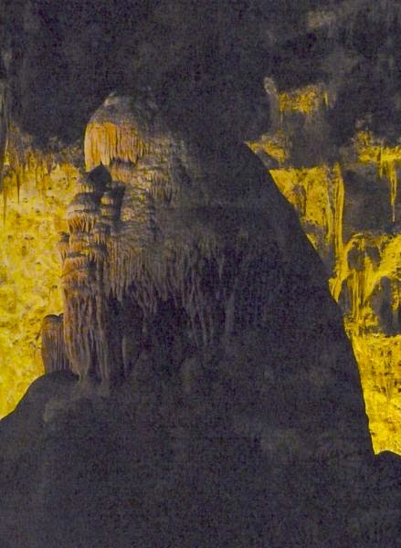 Caveman shaped rock
