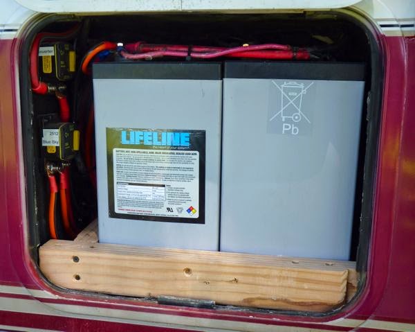 Lifeline AGM batteries installed