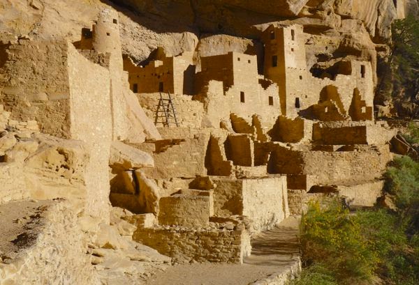 Ruins of native cliff dwellings