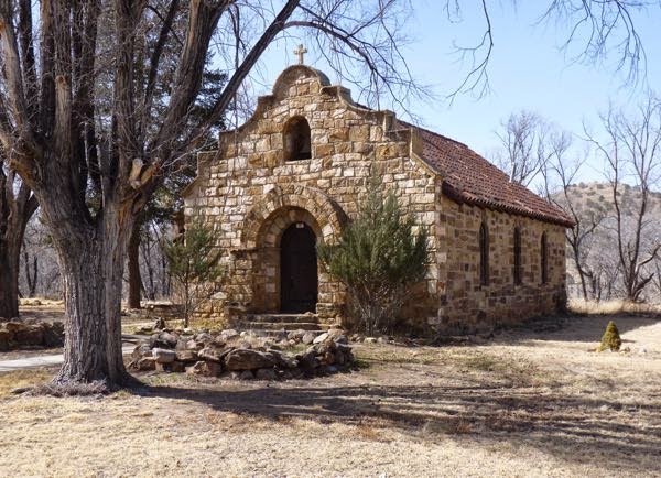 Stone chapel in Ft. Stanton