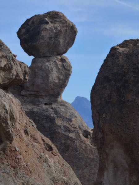 Two rocks stacked up