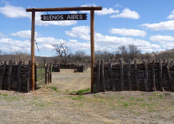 Fence, entry to corral