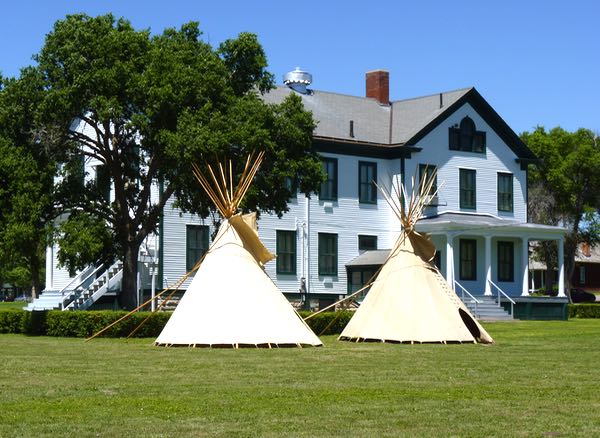 Building, tepees