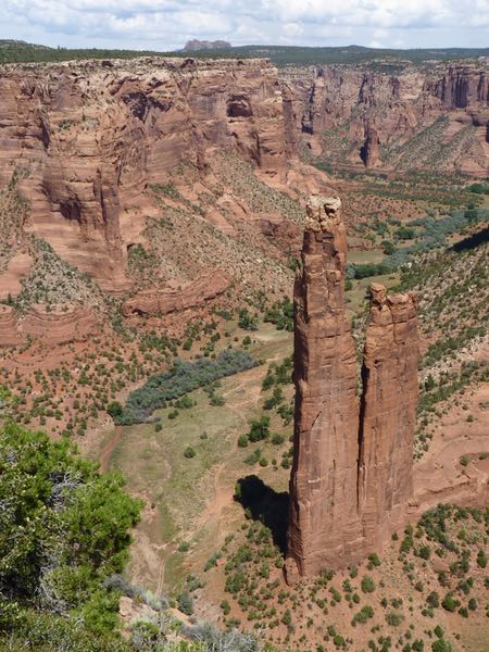 Rock pillar, cliffs, canyon