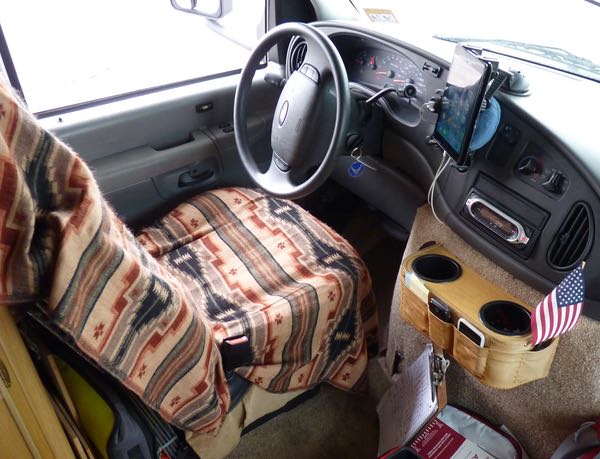 Driver seat cover